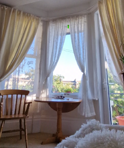 view royal terrace nice day lace curtains heal truth kindness wellness